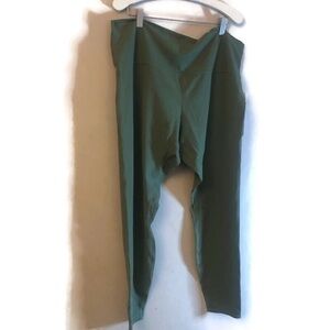 NWT Lululemon Womens Align High-rise Leggings 28" Green Twill- Size 20